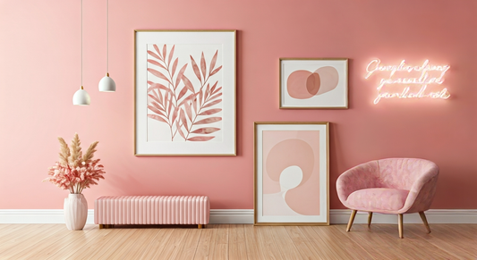 Unique Pink Wall Art Concepts to Brighten Your Space