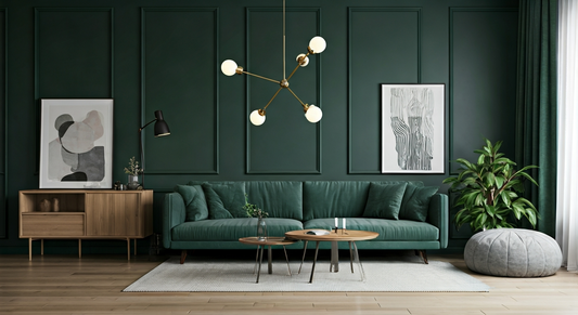 Creative Dark Green Accent Wall Ideas for Chic and Cozy Interior Design