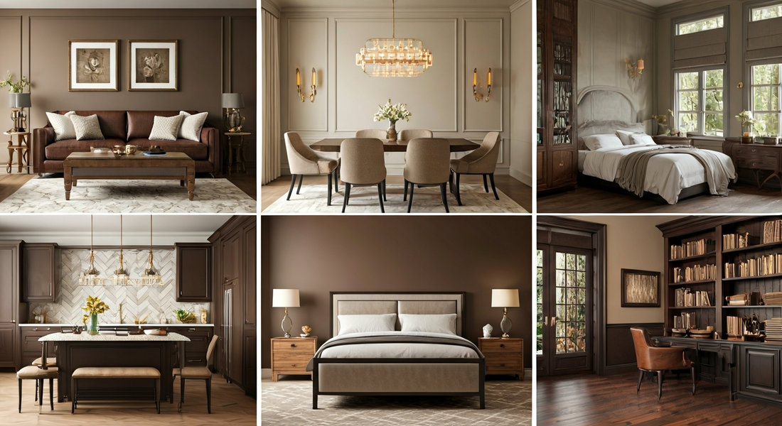 5 Elegant Ways to Incorporate Brown into Your Interior Design