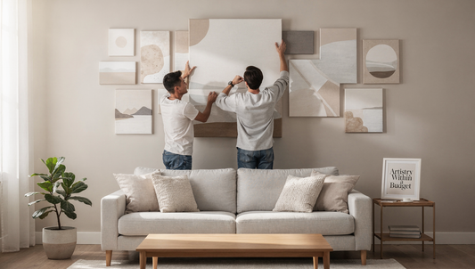 Artistry Within a Budget How to Style Stunning Canvas Wall Decor on a Budget