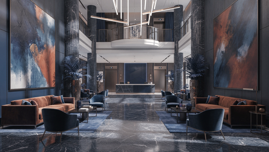 One Color, Infinite Drama Monochromatic Art’s Magic in Hotels, Spas, and More!
