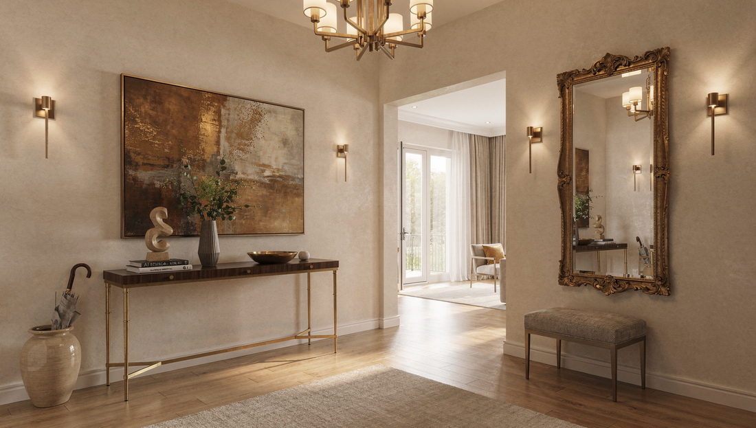 Decorative Ideas to Make Foyer Walls Feel Luxurious and Welcoming