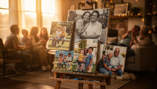 Roots and Remembrance Celebrating Family Heritage Through Canvas Prints