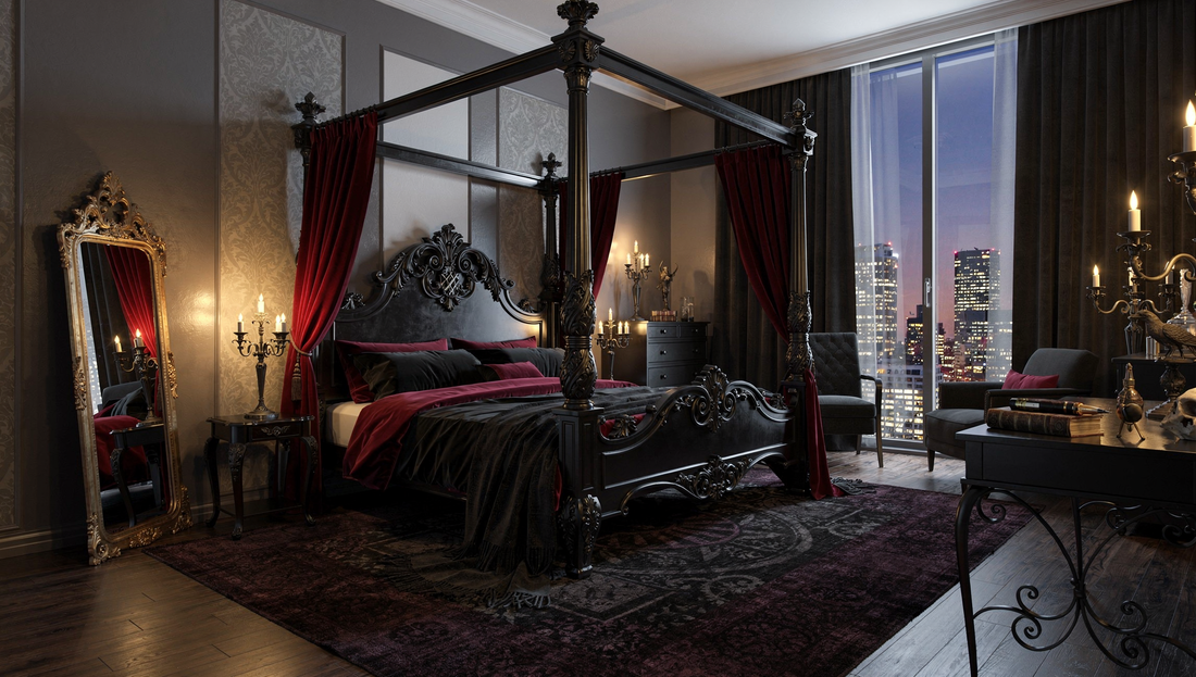Dark Elegance Redefined: Gothic Bedroom Design Ideas for Contemporary Homes