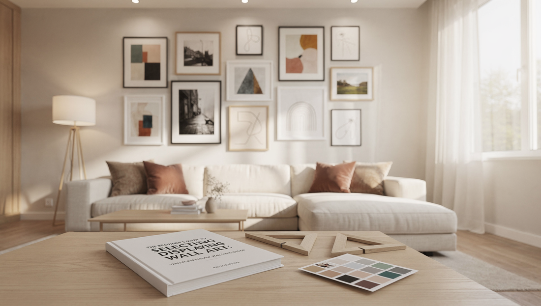 The Beginner’s Guide to Selecting and Displaying Wall Art: Transforming Blank Walls into Design