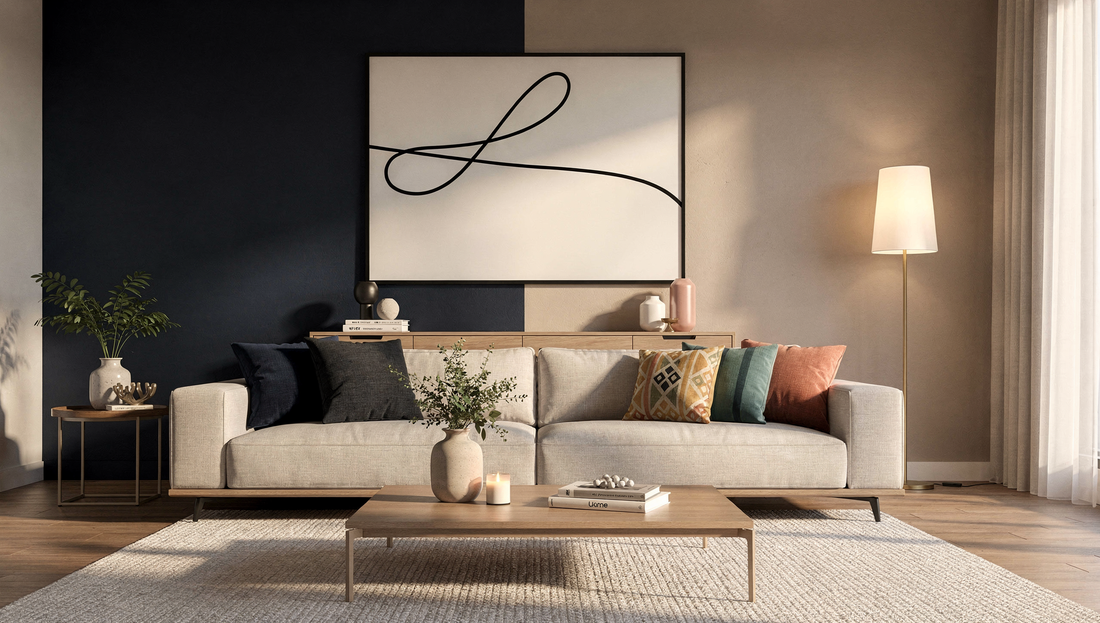 Decorating Tips: Color Schemes That Highlight Single Line Wall Art
