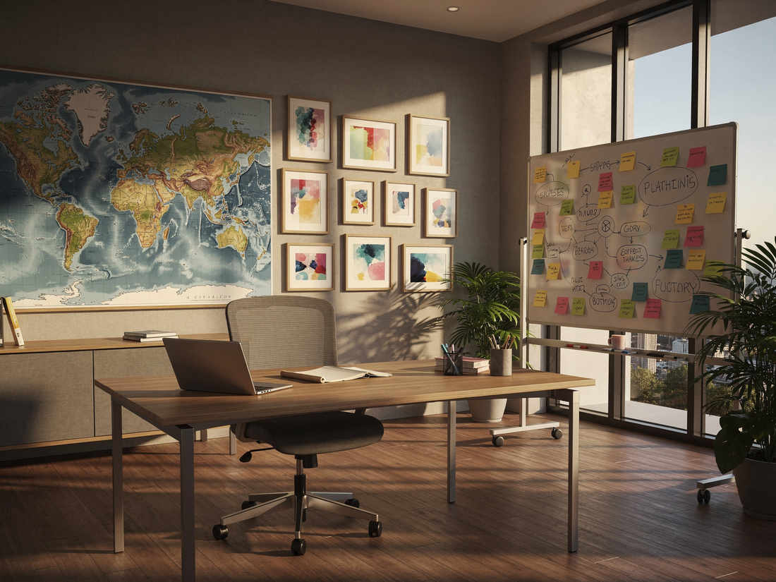 Inspiring Office Wall Ideas for a Productive Space