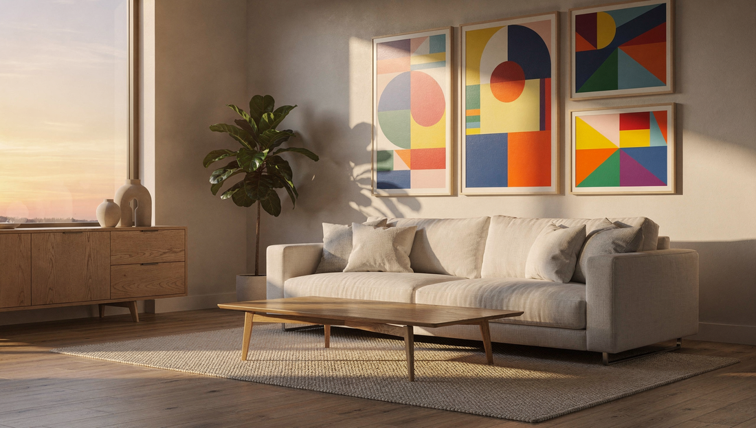 Minimalism Meets Color: Stunning Multicolored Art Ideas for Every Room