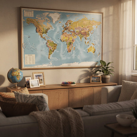 Celebrate Your Adventures with Push Pin Maps