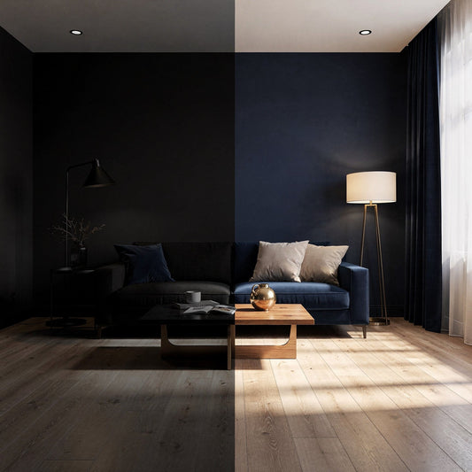 Transform Your Space from Black to Navy