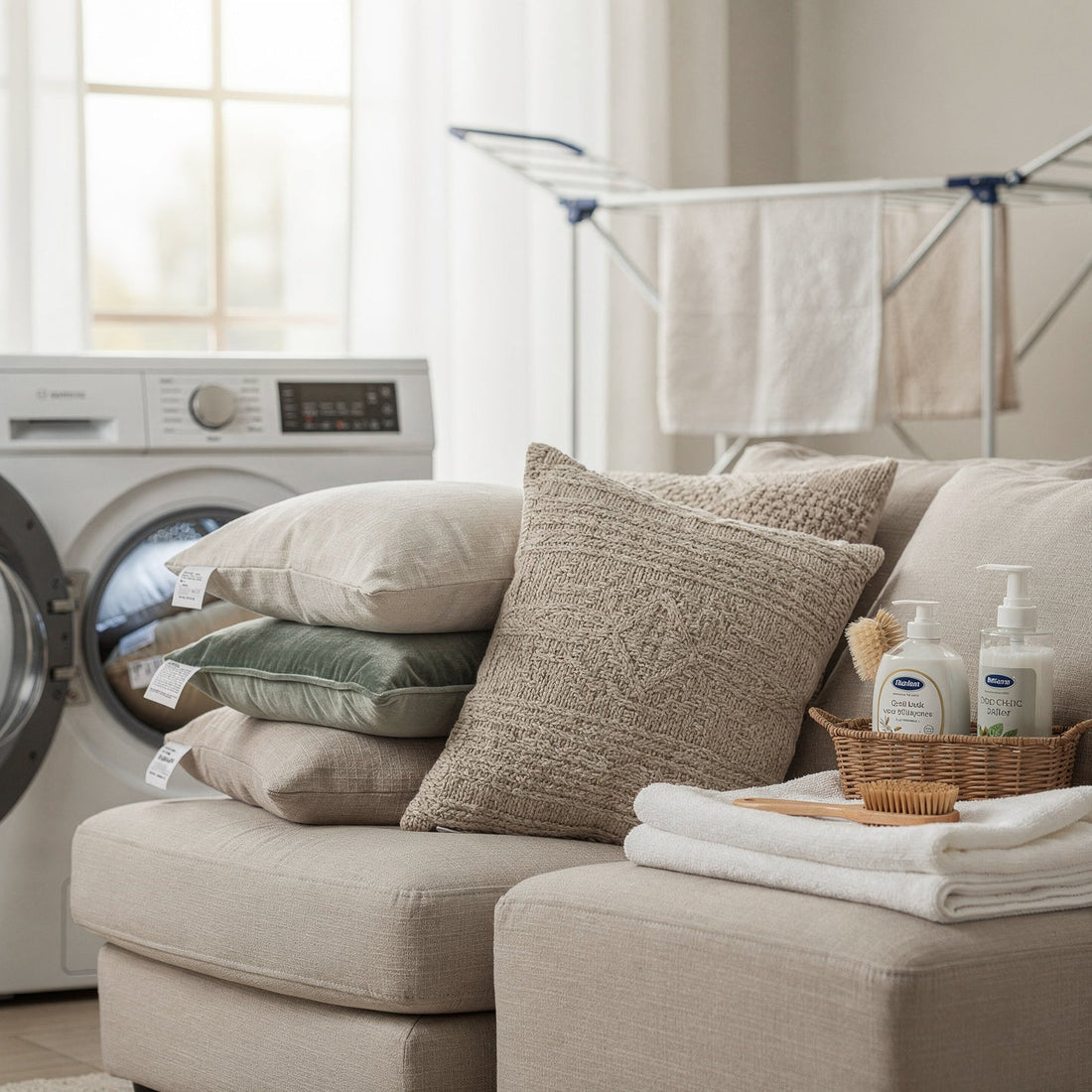 Easy Ways to Wash and Care for Throw Pillows