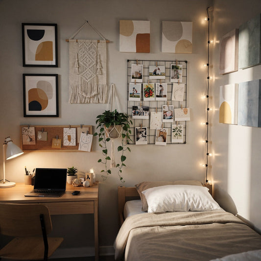 Creative Wall Art Ideas for College Dorms