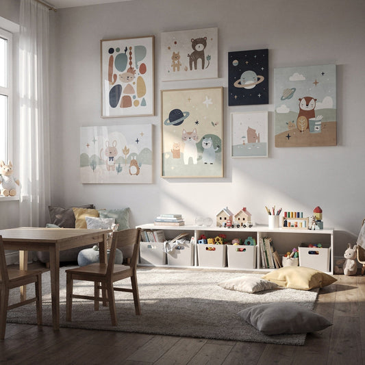 Creative Wall Art for Kids’ Playrooms