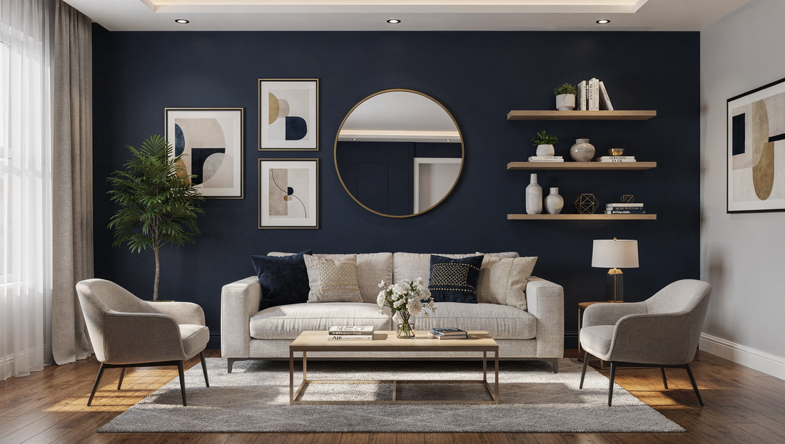 Elegant Navy Blue Wall Decor Ideas to Refresh Your Space