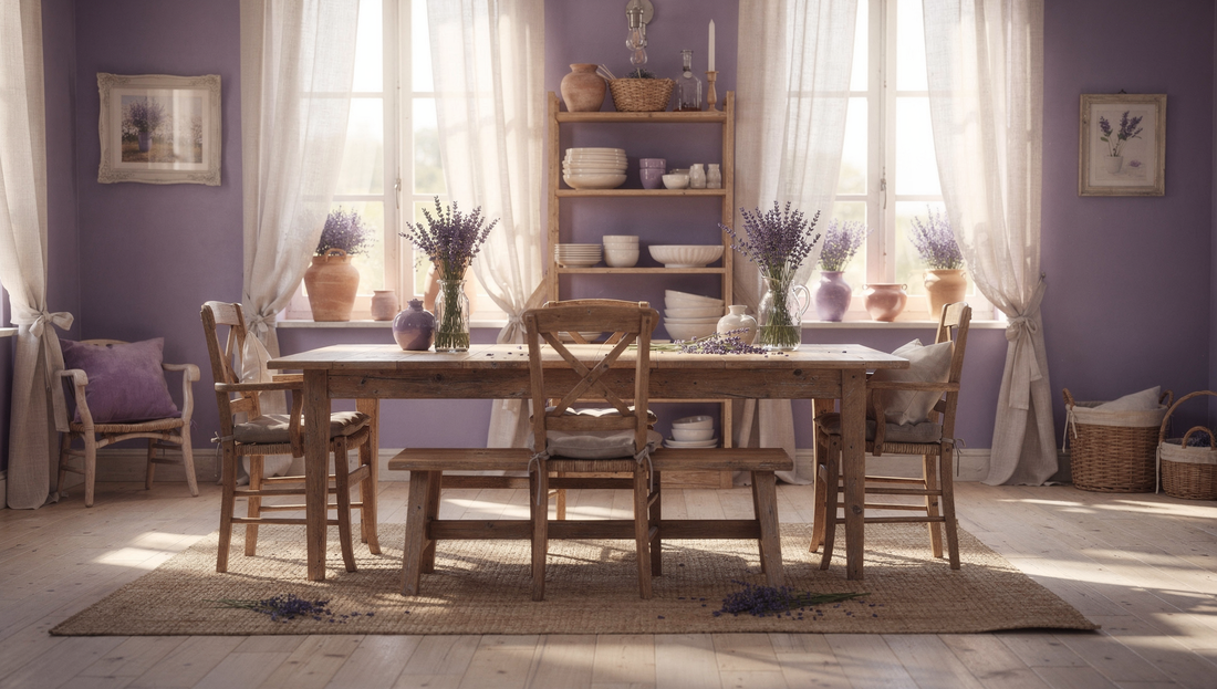 Lavender Fields as Inspiration for Purple Decor: Creating Serene Home Interiors with Provence Style