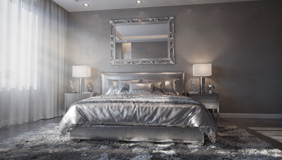 Modern Silver Bedroom Decor Ideas That Shine