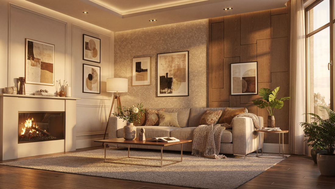 Beautiful Living Room Wall Design Ideas for a Warm and Inviting Space