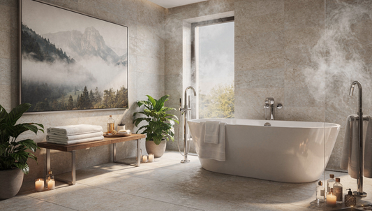Transform Your Bathroom into a Personal Spa Sanctuary with Stunning Wall Art and Design