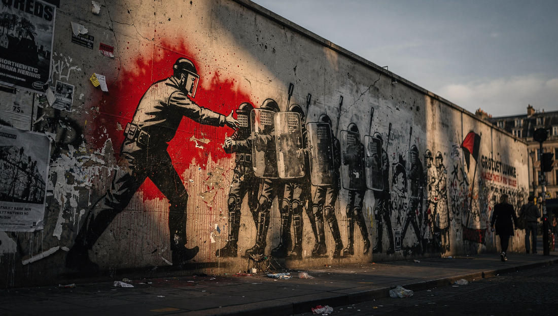 Visual Protest in Public Spaces: Exploring Banksy’s Graffiti Wall Art as a Voice Against Power and Authority