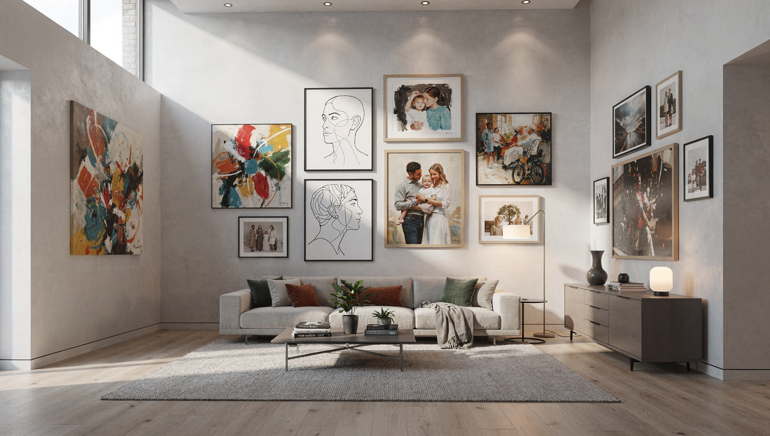 Embellish Blank Walls With Personalized Art Paintings That Transform Ordinary Spaces Into Stylish Interiors