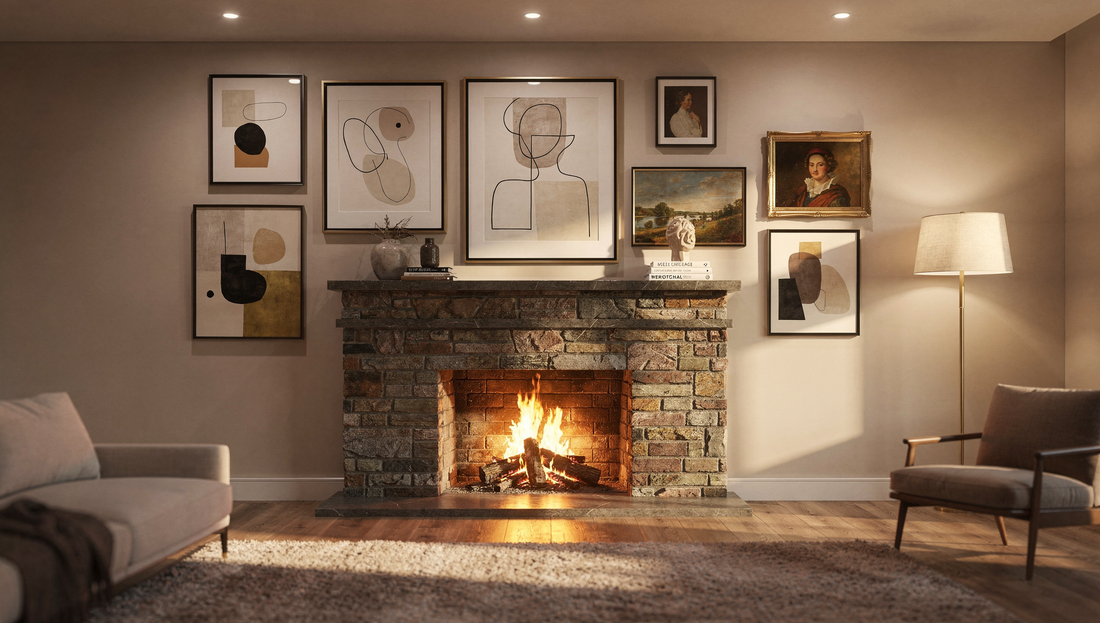 Stunning Wall Art Ideas for Your Fireplace