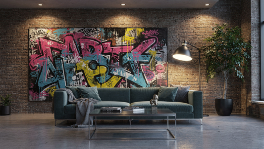 Blend Graffiti and Street Art with Chic Decor: A Comprehensive Guide to Modern Interior Design