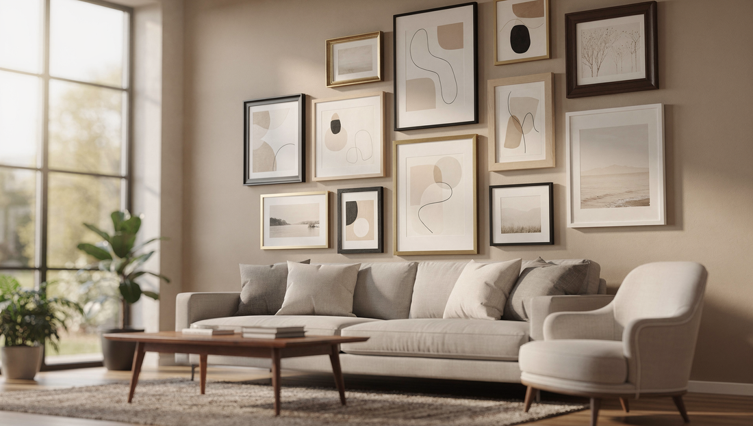 Understanding Frame Colors and Wall Art Display: How to Create Cohesive, Eye-Catching Interior Spaces