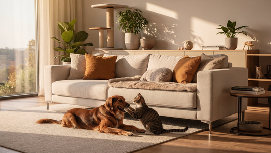 Stylish Pet-Friendly Living Rooms: Complete Guide to Modern Pet-Integrated Home Design