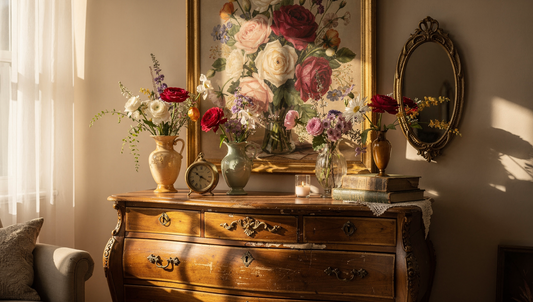 Creating a Timeless Look: Vintage Decor Meets Floral Wall Art