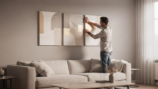 Mastering the Art of Hanging Multi-Panel Wall Decor Without Any Hassle