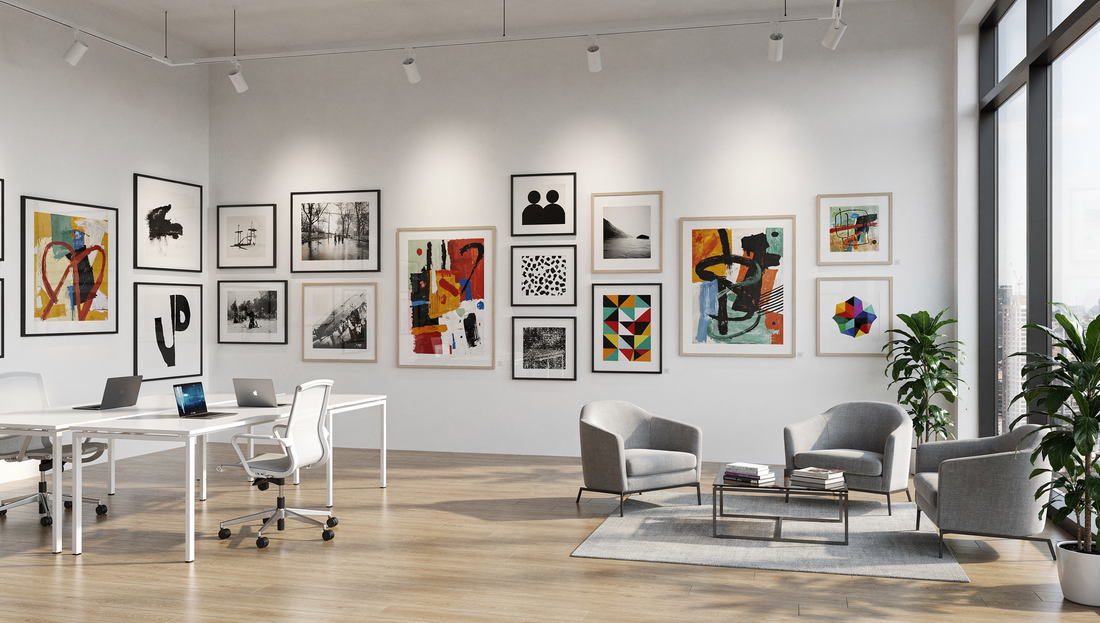 Make Your Office Feel Like an Art Gallery