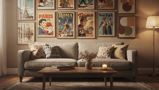 Inspiring Retro Wall Art Ideas for Creating a Cozy and Timeless Home Style