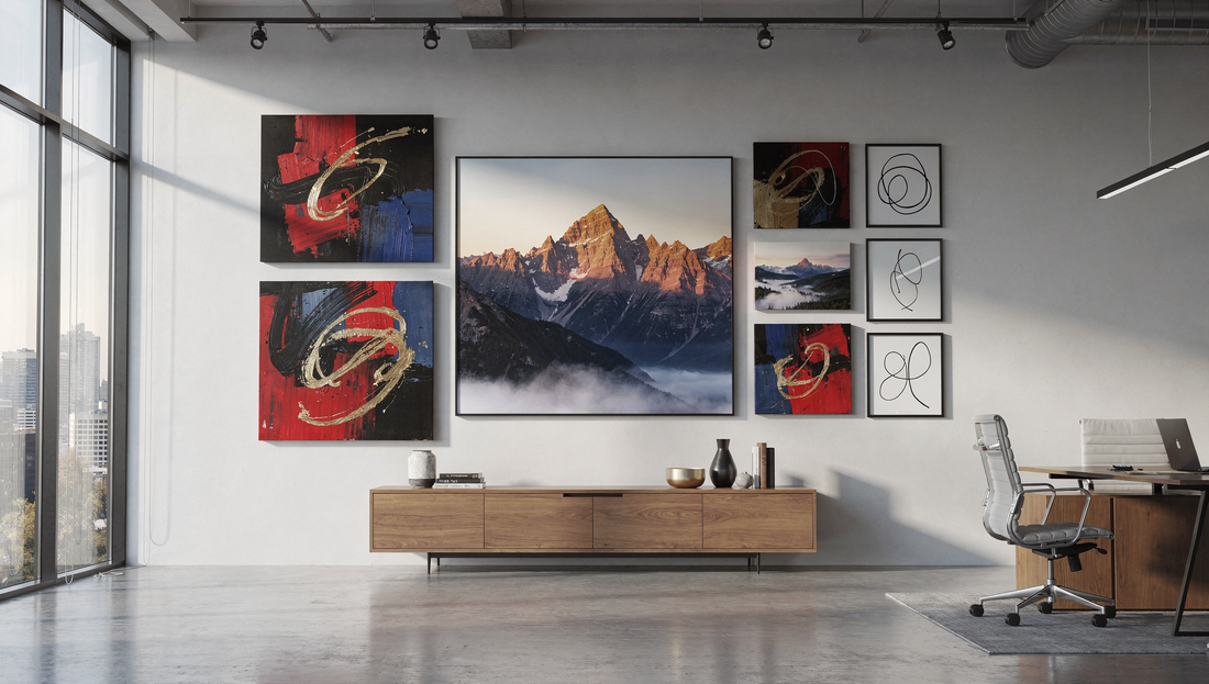 Creative Office Wall Art Ideas for Designing a Modern, Professional, and Inspiring Office
