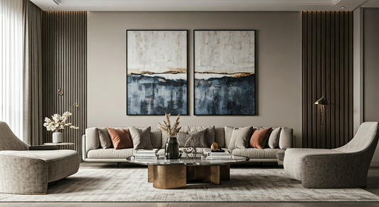 Elevate Your Interiors with Symmetrical 2-Piece Wall Art