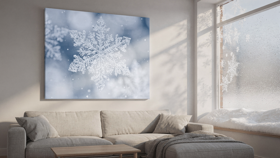 Chill Out with Snowflake Canvas Prints: Your Winter Wonderland Awaits!