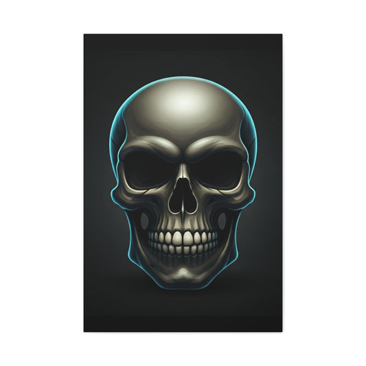 Neon Skull Dominion Wall Art & Canvas Print