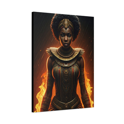 Flame Crown Warrior Queen Wall Art & Canvas Prints