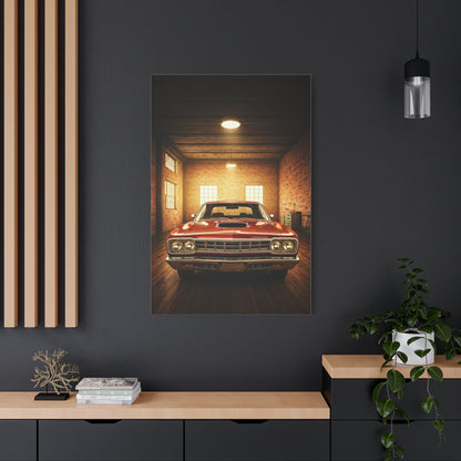 Plymouth Road Runner Tungsten Garage Wall Art & Canvas Prints