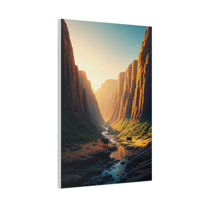 Canyon Light Passage Landscape Wall Art & Canvas Prints