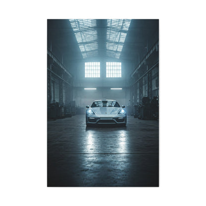 Porsche 718 Cayman Workshop Precision Wall Art & Canvas Prints