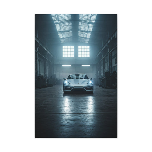 Porsche 718 Cayman Workshop Precision Wall Art & Canvas Prints