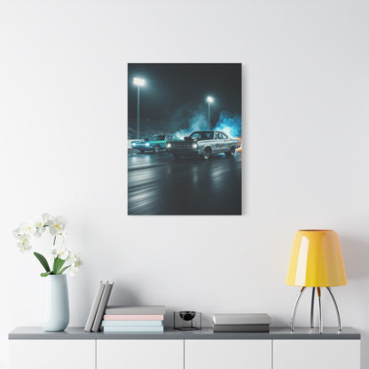 1967 Plymouth GTX vs 1967 Dodge Coronet R/T Super Stock Showdown Wall Art & Canvas Prints