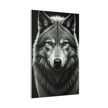 Arctic Wolf Intense Portrait Wall Art & Canvas Prints
