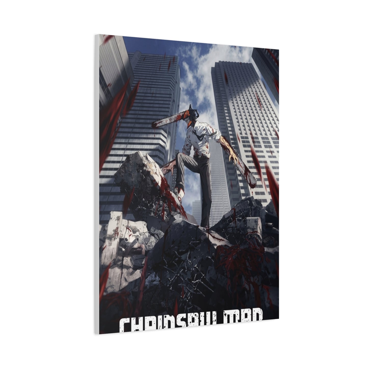 Chainsaw Man Poster Wall Art & Canvas Print