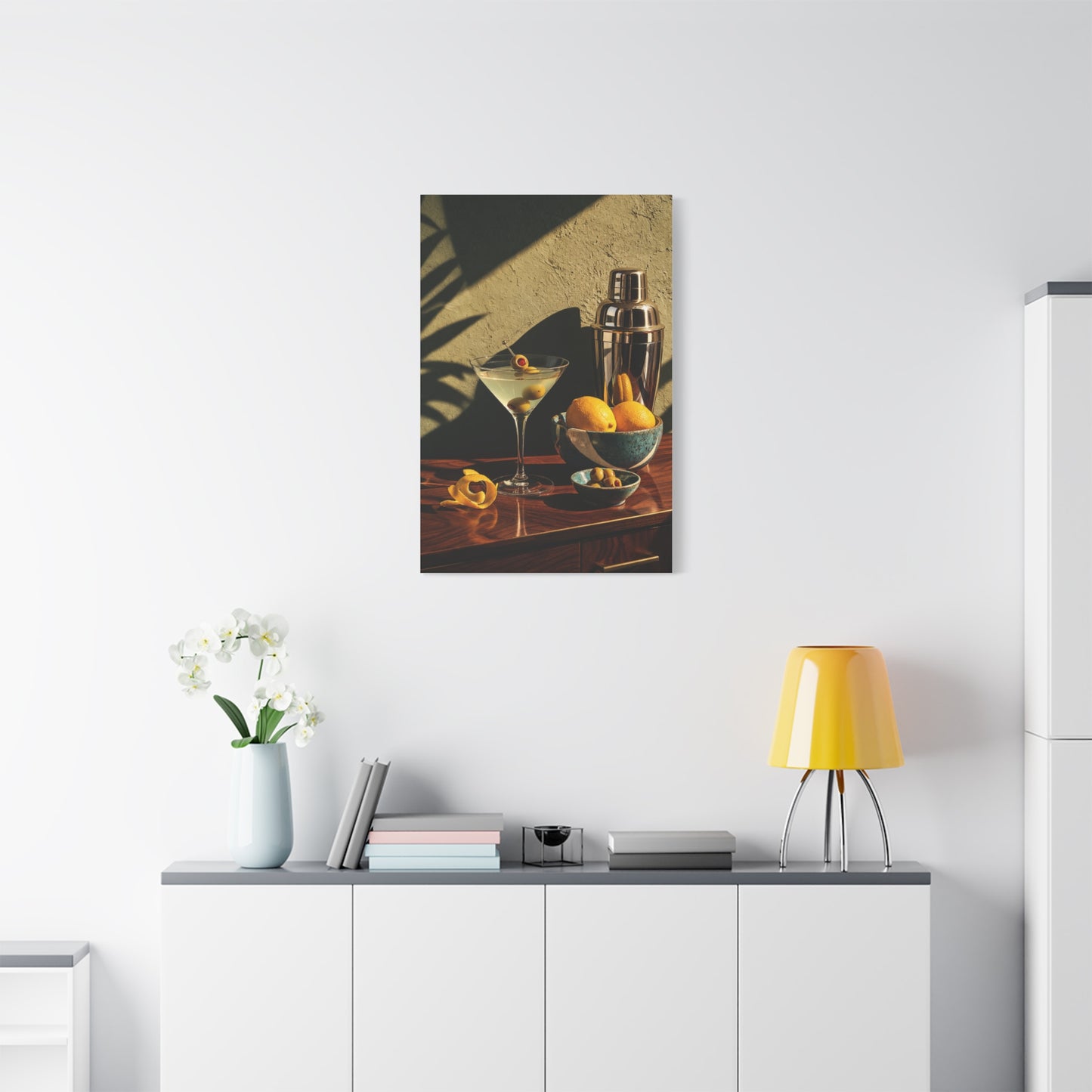 Graphic Cocktail Bar Still Life Wall Art & Canvas Print