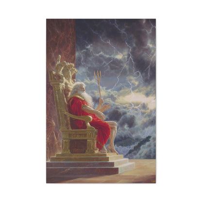 Zeus King of Olympus Classical Mythology Wall Art & Canvas Print