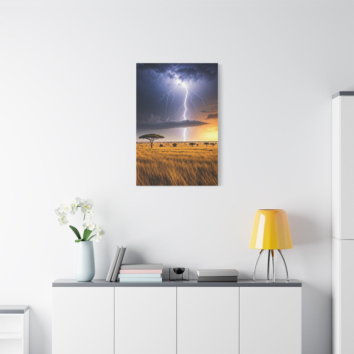 Golden Savannah Horizon Wall Art & Canvas Prints