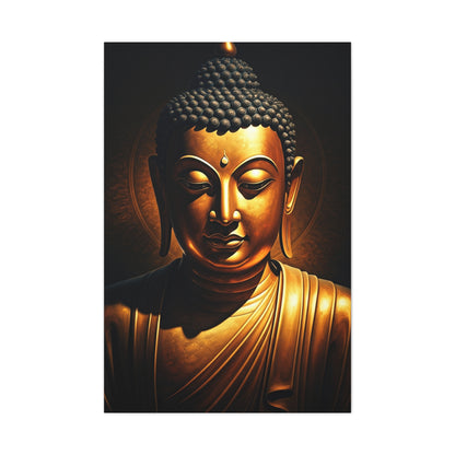Candlelit Buddha Tranquility Wall Art & Canvas Prints