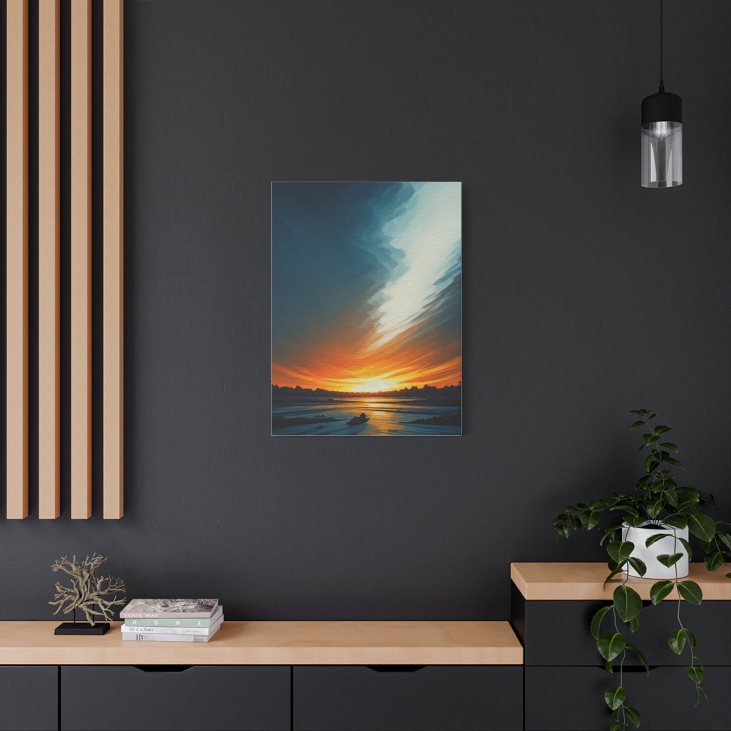 Calm Horizon at Dusk Wall Art & Canvas Prints