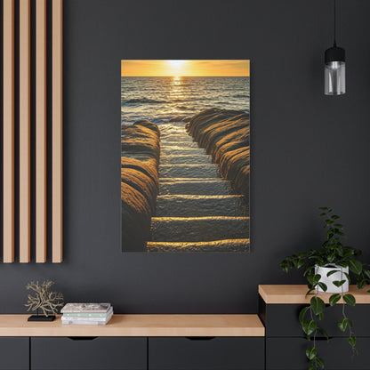 Steps Into the Sea Wall Art & Canvas Prints